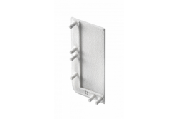 End cap for L profile - full, VELLO handleless system with LED function, gray right (10 pcs / pack) 1208964321