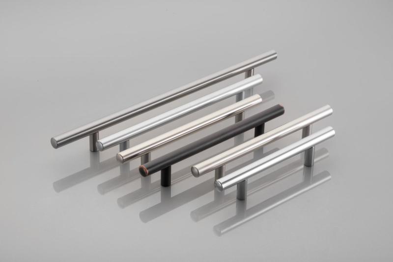 Steel reling handle l=304mm c=224mm brushed steel 1208965347