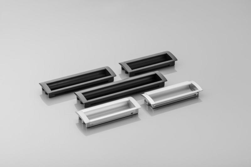 Aluminium handle 326/1 C=96mm aluminium/chrome v1 1208965448