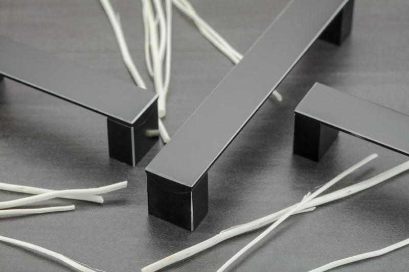 Aluminium handle ARES C=160mm black 1208965474