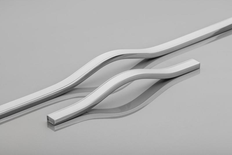 Doppio aluminium handle spacing 192 chrome plated 1208965509