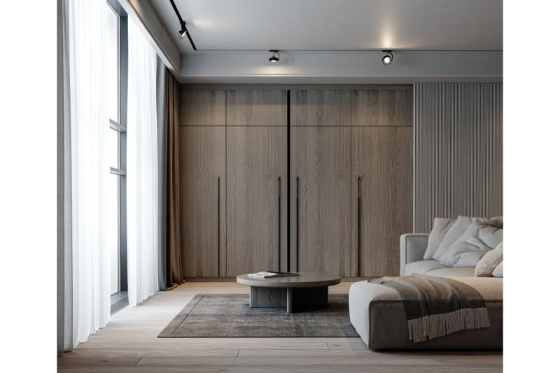 Aluminium handle EXTEND, L=1200 mm, matt black 1208965512