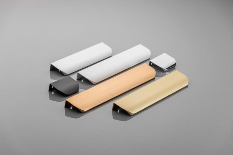 Aluminium Holder GTV HEXA, C= 64, L=96, brushed gold 1208965546