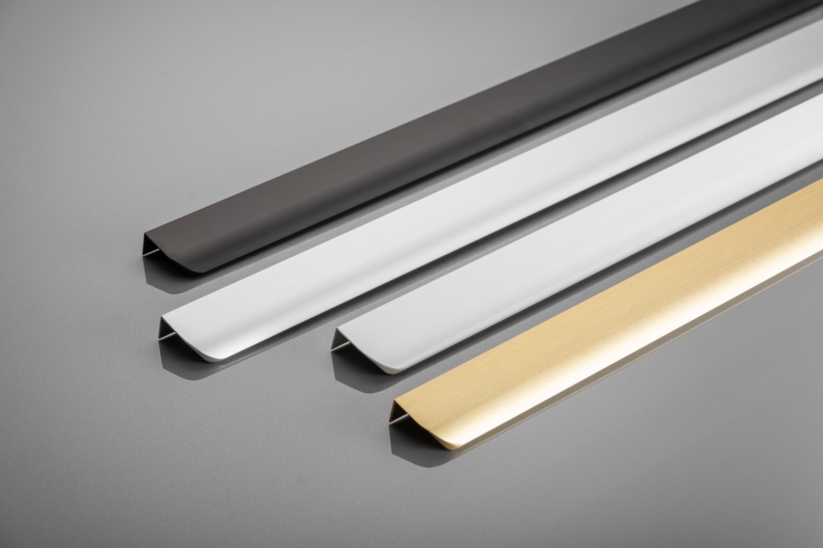 Aluminium handle HEXA C=96 mm light brushed gold 1208965552