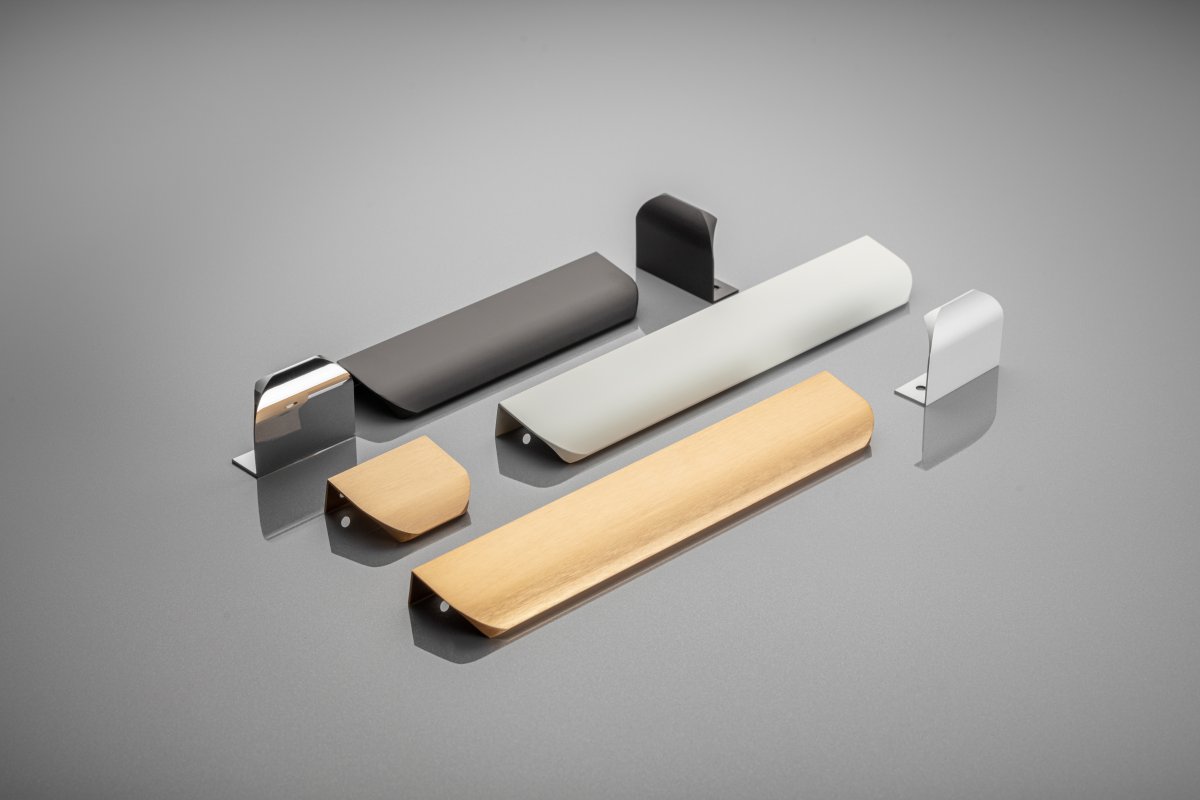 Aluminium handle HEXA C=96 mm light brushed gold 1208965552