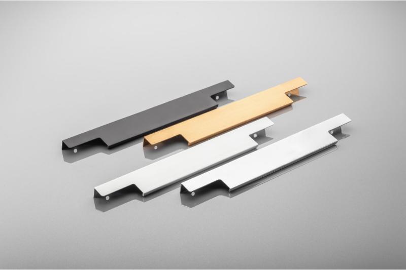 Aluminum handle LIND C = 150/128/18 mm black mat 1208965599