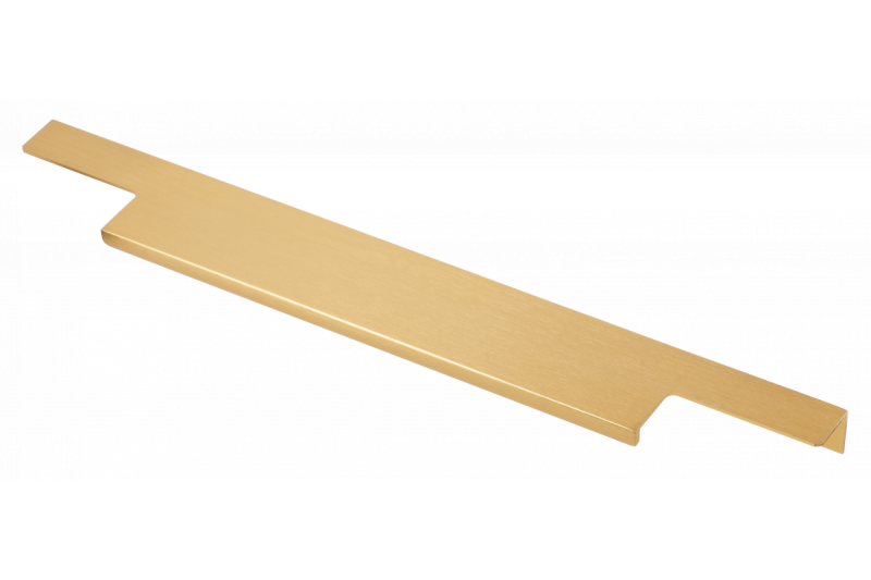 Aluminum handle LIND C = 256/296/18 mm brushed gold 1208965606