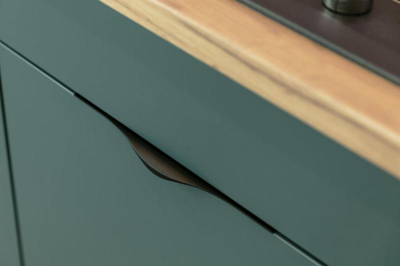 Aluminum handle PICADO C=256/296/18 mm black matt 1208965633