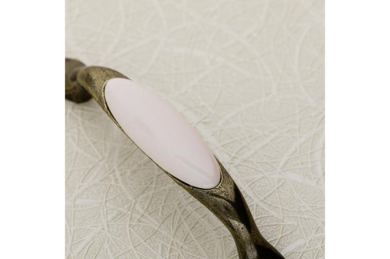Porcelain handle 728P C=96mm antique brass 0-without drawing 1208965698