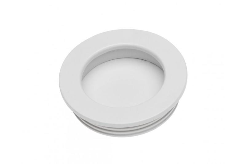 Zamak flush pull handle B224 round white 1208965709