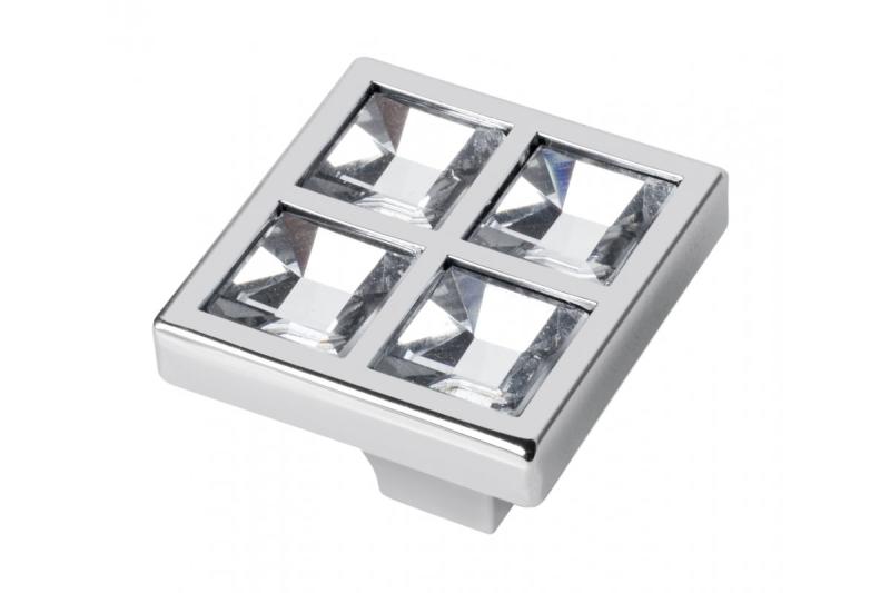 Zamak knob 02C l=jednopunktowymm chrome 1208965724