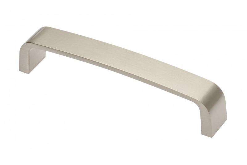 Zamak handle G133 C=128mm brushed steel 1208965747