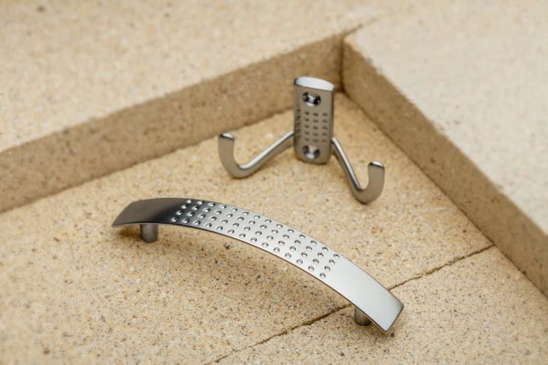 Zamak handle 14 C=96mm aluminium 1208965751