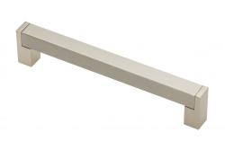 Zamak handle 334 C=160mm brushed steel 1208965757