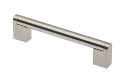 Zamak handle 336 C=128mm brushed steel 1208965765