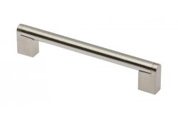 Zamak handle 336 C=160mm brushed steel 1208965766