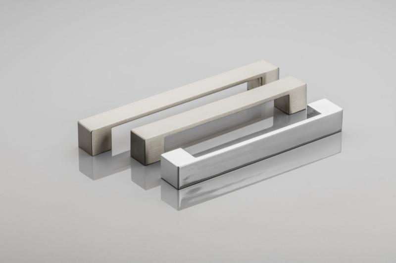 Zamak handle UZ-79F C=160mm brushed steel 1208965794