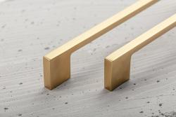 819 zamak handle, C - 128 mm, brass 1208965813