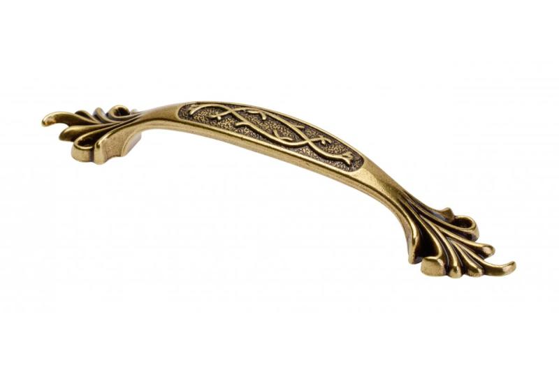 Zamak handle ADRIN C=96mm antique brass 1208965859