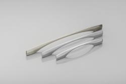 Zamak handle ANCONA C=128/160 mm inox - brushed steel 1208965863