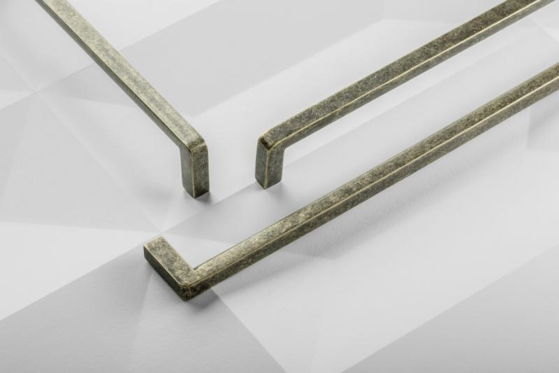 Zamak handle BAGIO 192 mm antique brass 1208965897