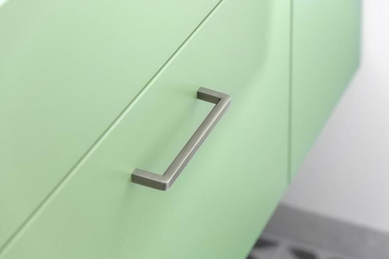 Zamak handle BAGIO 192 mm, brushed titanium 1208965901