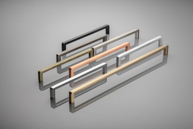 Zamak handle BAGIO 320 mm, aluminum 1208965907