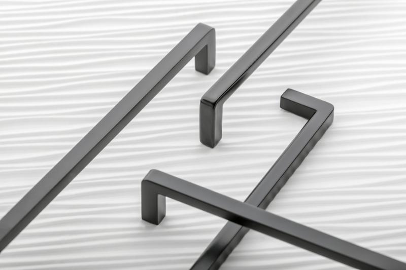 Zamak handle BAGIO C=320 mm black matt 1208965912