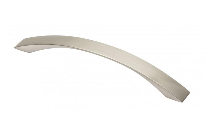 Zamak handle CALABRIA C=160mm brushed steel 1208965917