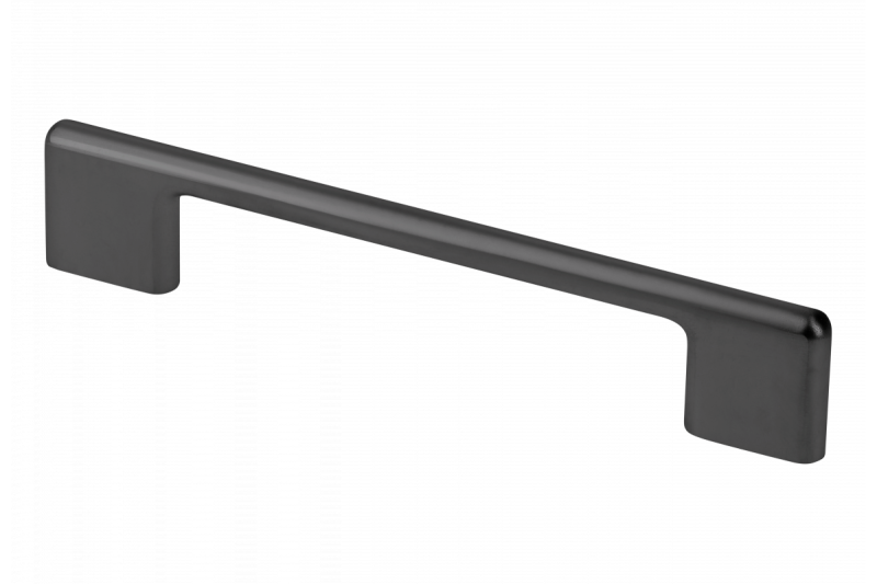 Zamak handle CAPRI, C = 160 mm, matt black 1208965947
