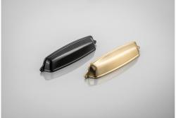 Zamak handle EVER C = 128 mm black matt 1208965993