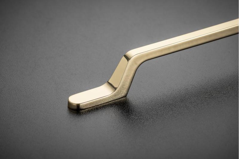 Cland bracket FLAVIO C=320 mm gold brass 1208966027