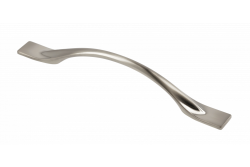 Zamak handle FLOW C = 128 mm inox 1208966034