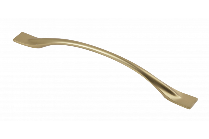 Zamak handle FLOW C = 192 mm champagne 1208966039