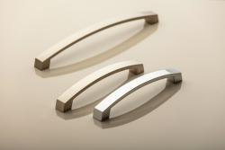 Zamak handle G0, C= 128 mm, aluminum 1208966041