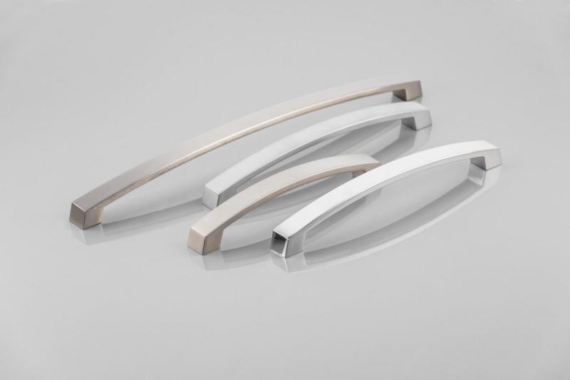 Zamak handle G0, C= 192 mm, inox 1208966048