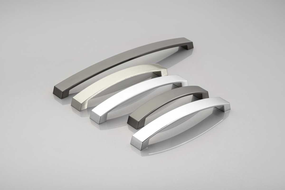 Zamak handle G1 C=128mm aluminium 1208966053