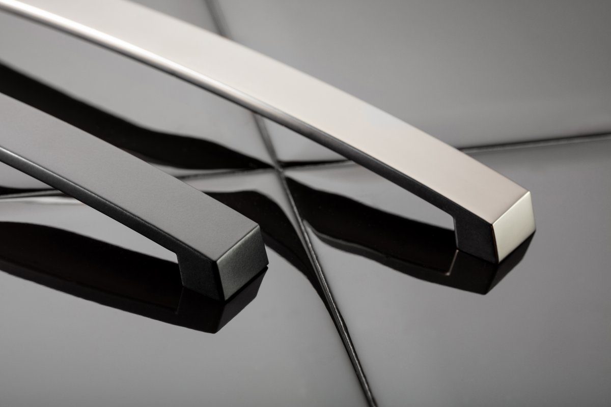 Zamak handle G1 C=160mm aluminium 1208966058