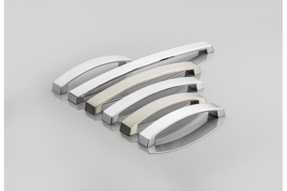 Zamak handle G1 C=160mm aluminium 1208966058