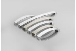 Zamak handle G1 C=320mm brushed steel 1208966074