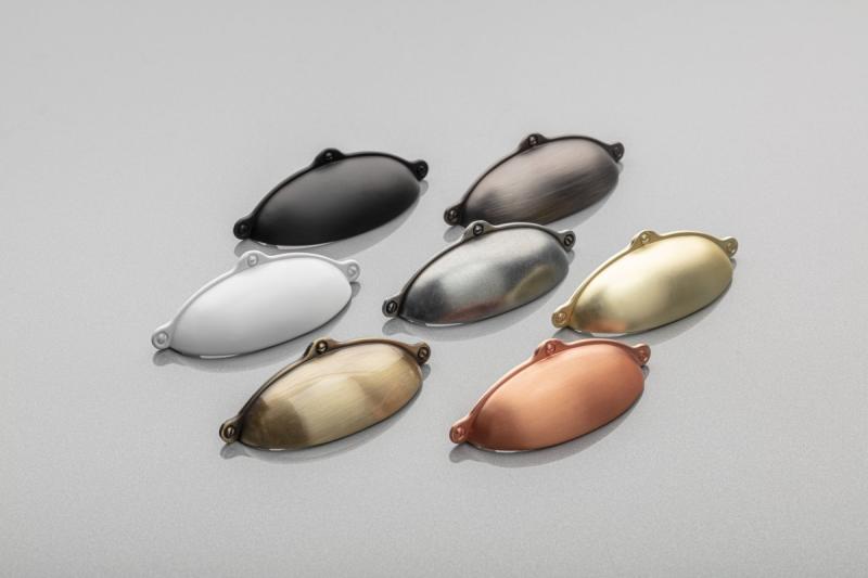 Zamak handle MARSALA C=64mm antique silver 1208966101