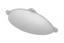Zamak handle MARSALA C=64mm mat white 1208966103