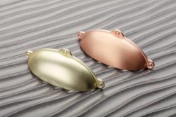 MARSALA zamak handle, C=64mm, gold, brushed 1208966106