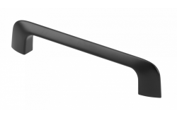 Zamak handle MILANO C=128 mm black matt 1208966111