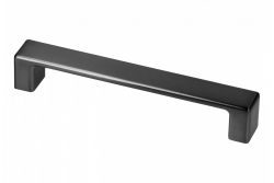 Zamak handle MODENA, C= 128 mm, black matt 1208966119