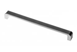 Zamak handle MONA C=256 mm chrome/black 1208966133