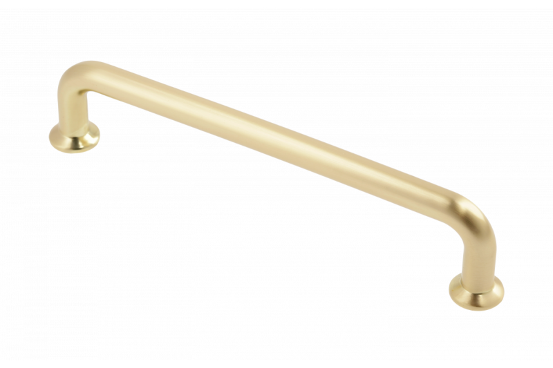 Zamak handle NORD C = 320 mm brushed gold 1208966154
