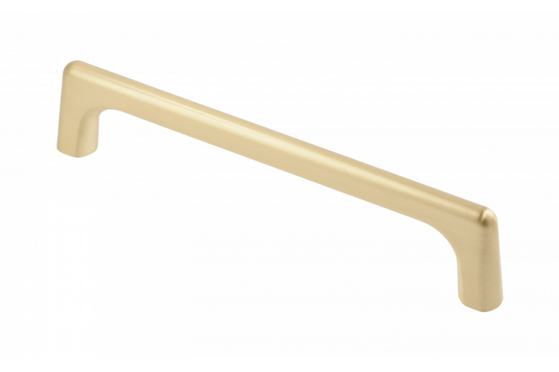 OCTAVIO zamak handle, C=128 mm, gold, brushed 1208966162