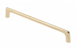 Zamak handle OCTAVIO C = 192 mm shiny gold 1208966170