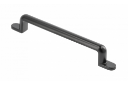 Zamak handle OTTO C = 128 mm black matt 1208966177